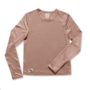 Tracksmith Twilight Long Sleeve Tee Mauve S